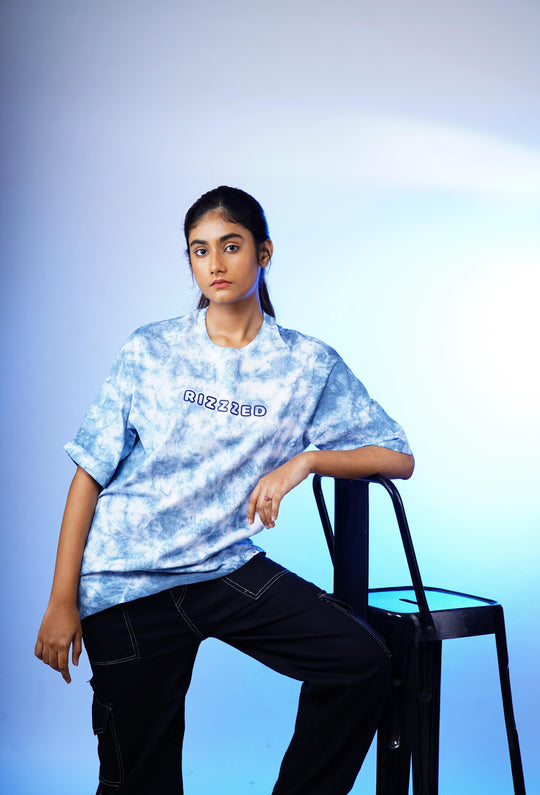 Rizzzin Tie Dye - Oversized Tee