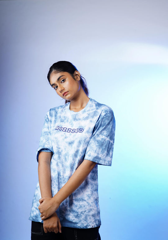 Rizzzin Tie Dye - Oversized Tee