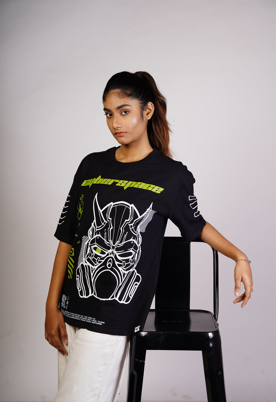 Cyberspace - Oversized T-shirt Female