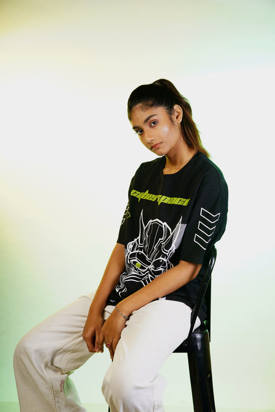 Cyberspace - Oversized T-shirt Female