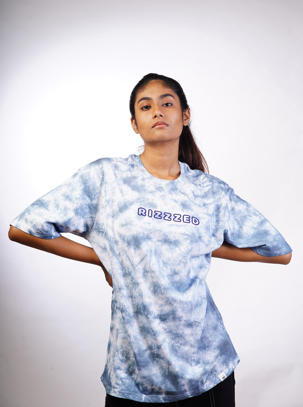 Rizzzin Tie Dye - Oversized Tee Women